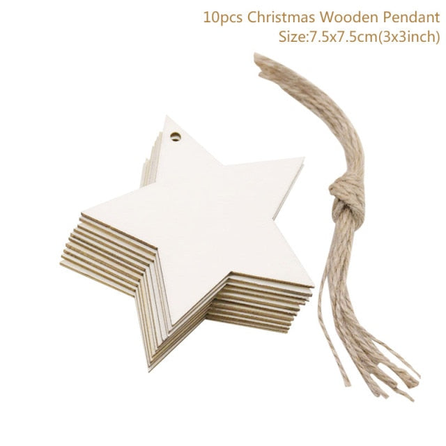 Wooden Christmas Ornaments